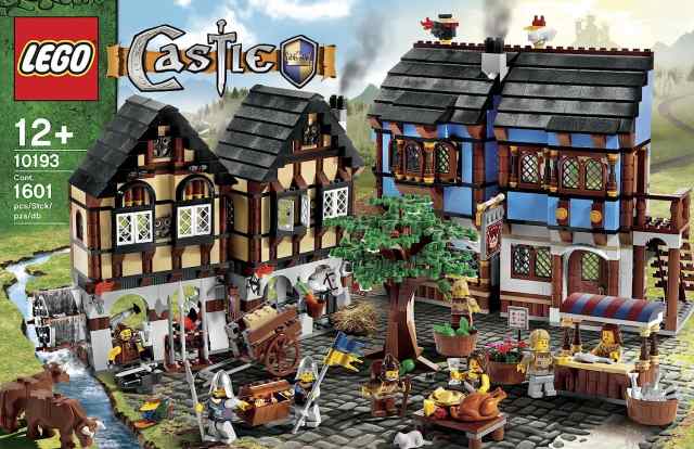 lego castle medieval market village