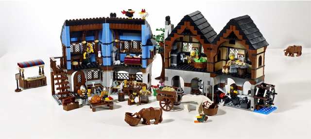 lego medieval village