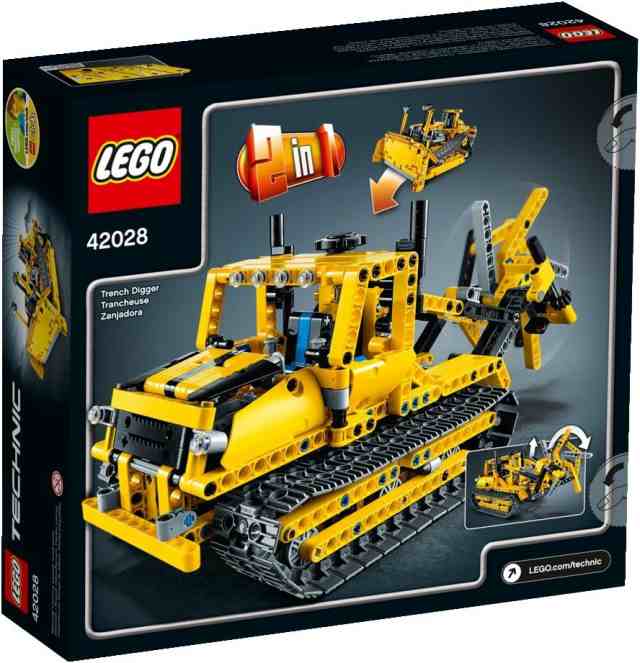 lego technic yellow digger