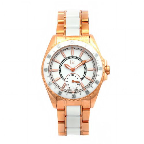 腕時計 ゲス GUESS Women´s 47003L1 GC Two-Tone Quartz White Dial