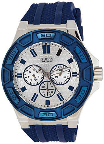 在庫一掃】 腕時計 ゲス GUESS Guess Men´s Force 45mm Blue Silicone