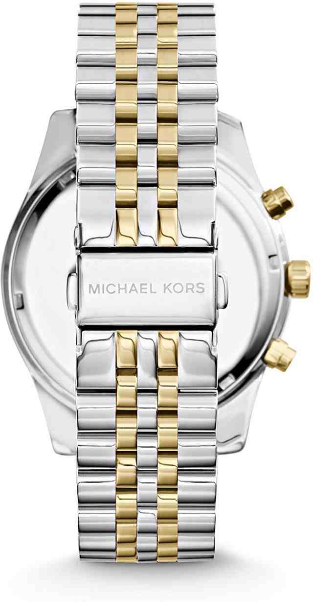 michael kors two tone watch mens