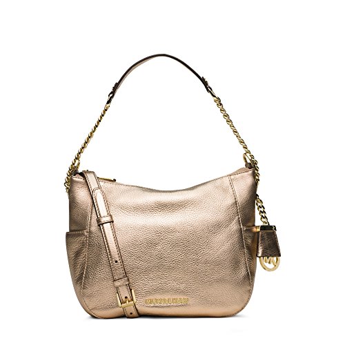 michael kors gold hobo bag