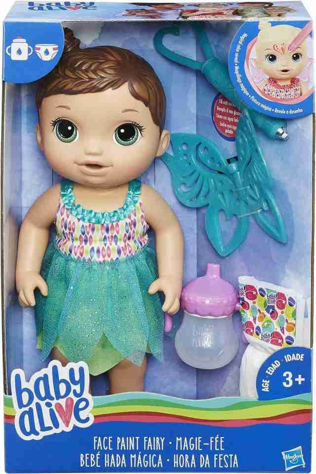 baby alive face paint fairy