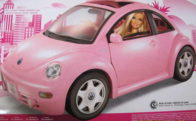 barbie new beetle vehicle car