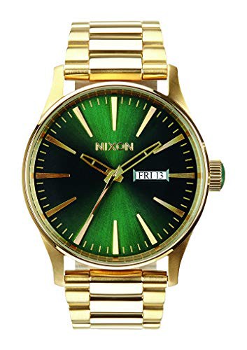 腕時計 ニクソン アメリカ NIXON Sentry SS A356 - Gold Green Sunray