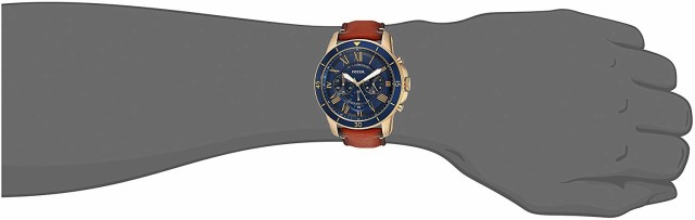 フォッシル Fossil GRANT スポーツクロノグラフ ラゲッジレザー