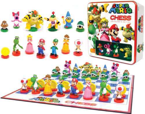 ボードゲーム 英語 アメリカ Super Mario Chess Set | 32 Custom