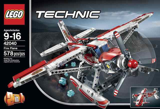 レゴ テクニックシリーズ LEGO Technic 42040 Fire Plane Building Kit