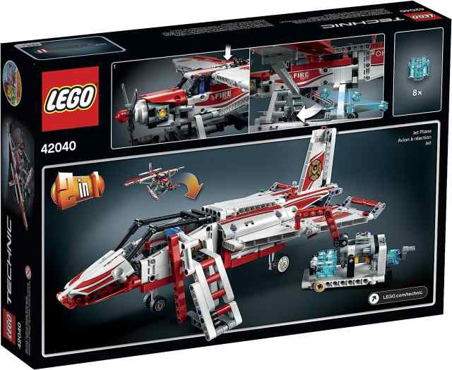 レゴ テクニックシリーズ LEGO Technic 42040 Fire Plane Building Kit