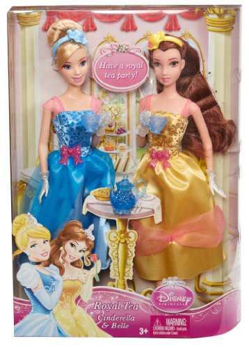 ディズニープリンセス Mattel Disney Princess Tea Time Belle and