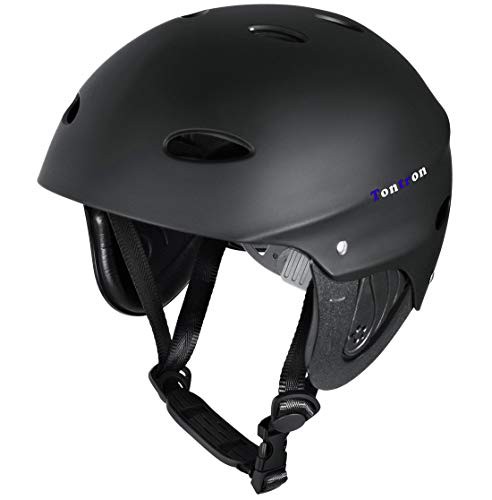 ウォーターヘルメット 安全 マリンスポーツ Tontron Water Helmet (Matte Black Diamond