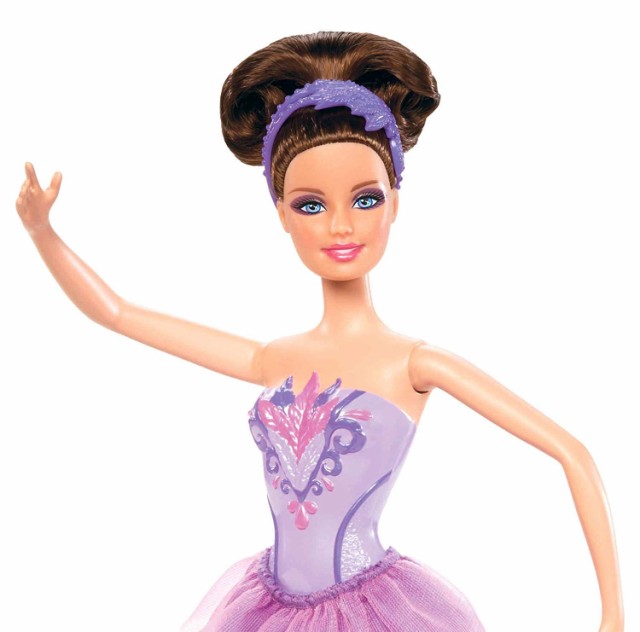 barbie purple ballerina doll