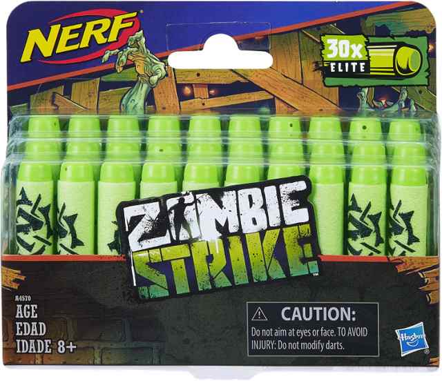 nerf zombie strike 30 dart refill pack