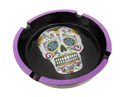 灰皿 海外モデル アメリカ Day Of The Dead Head Decorative Skull