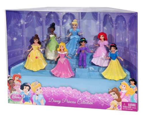 disney princess dolls 7 set