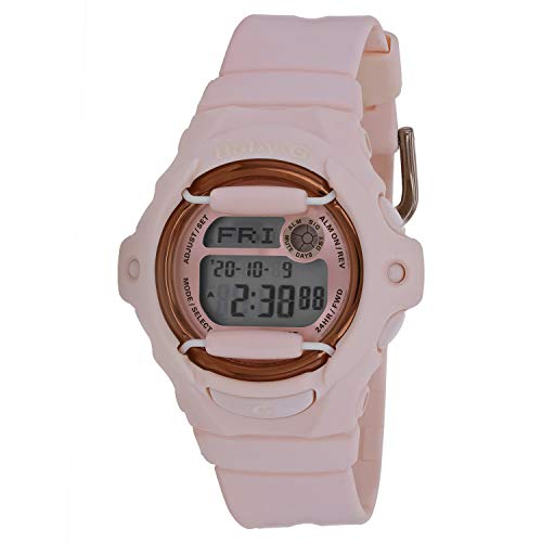baby pink casio watch