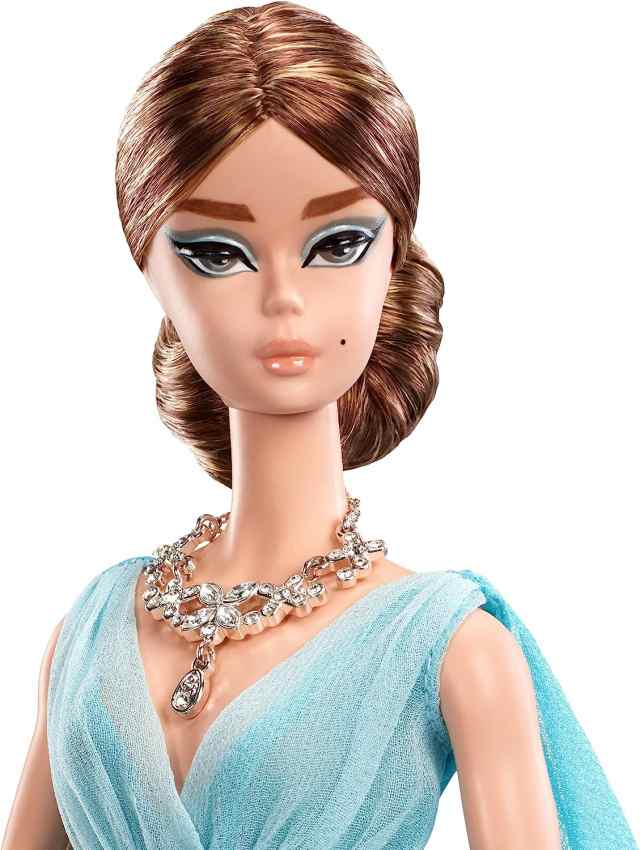 Barbie blue deals chiffon ball gown