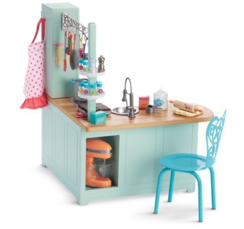 american girl gourmet kitchen set