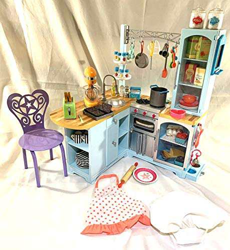 american girl doll gourmet kitchen