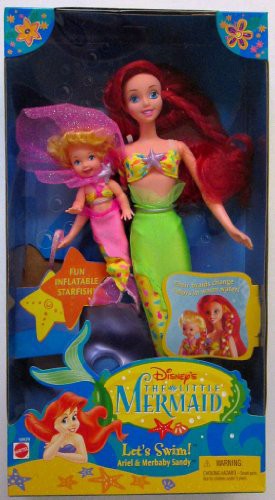 ariel swimming barbie