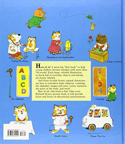 海外製絵本 知育 英語 Richard Scarry's Best First Book Everの通販は