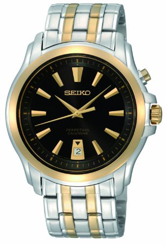 腕時計 セイコー メンズ Seiko Men´s SNQ120 Silver And Gold Analog