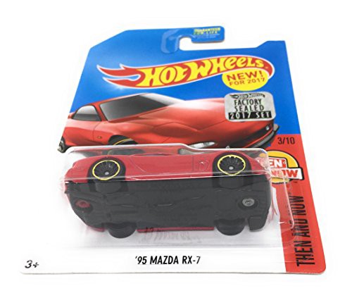 ホットウィール Hot Wheels '95マツダ RX-7 Then and Now 3/10 レッド