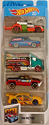 5 pack hot wheels 2018