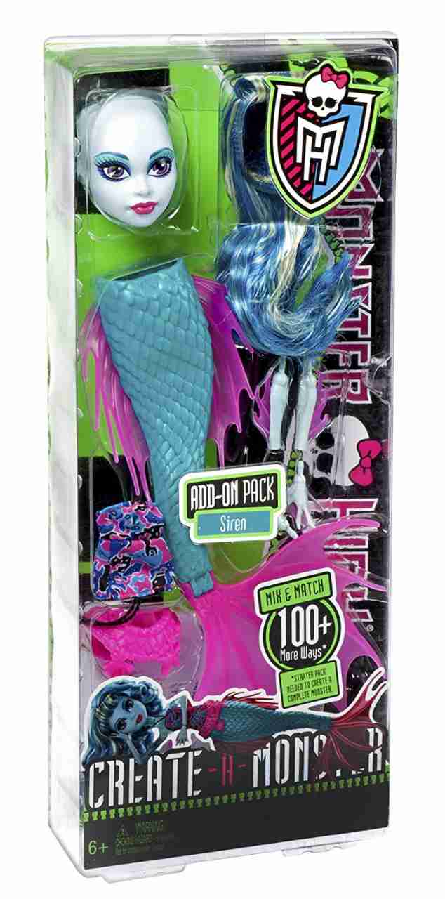 モンスターハイ 人形 ドール Monster High Create A Monster Add On Siren Accessory Partsの通販はau Pay マーケット マニアックス Au Pay マーケット店