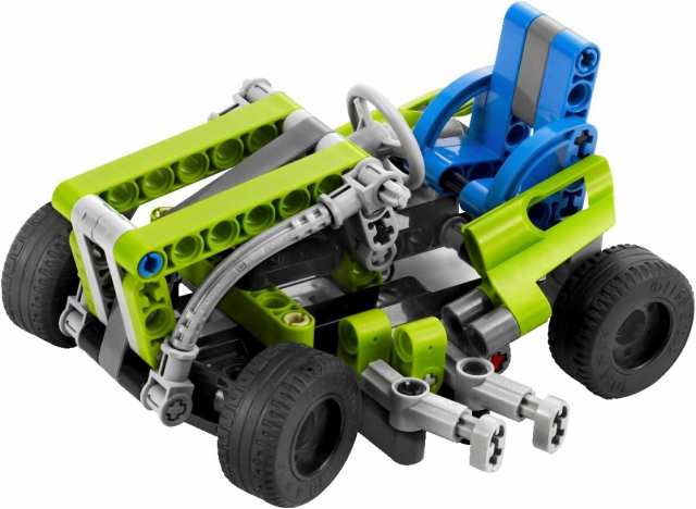 green lego technic car