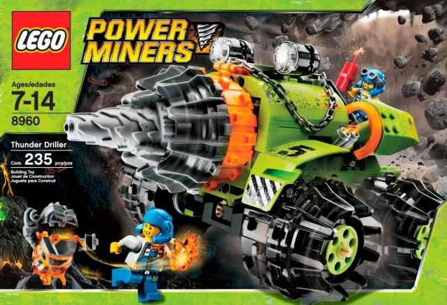 lego power miners drill