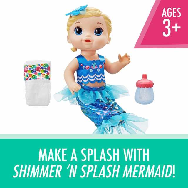 shimmer and splash mermaid baby alive