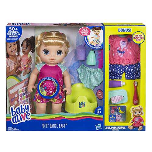 baby alive potty dance exclusive value pack