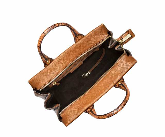 michael kors rollins large leather satchel