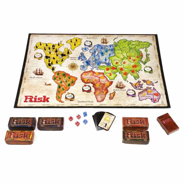 ボードゲーム 英語 アメリカ Hasbro Gaming Risk Game Board, 2