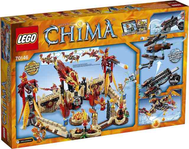 レゴ チーマ LEGO Chima 70146 Flying Phoenix Fire Temple Building