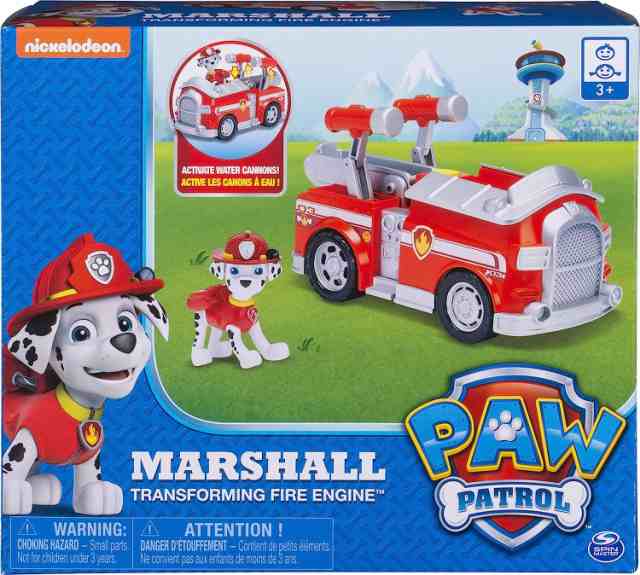 paw patrol marshall's transforming fire truck