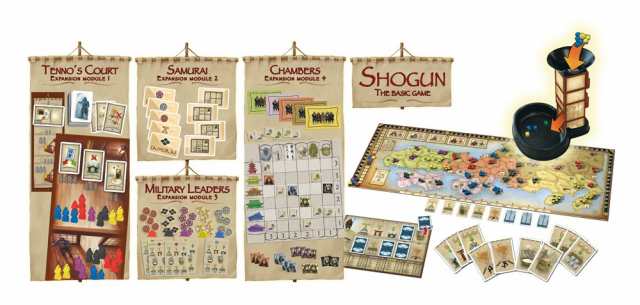 ボードゲーム 英語 アメリカ Shogun Big Box Board Game (5 Player)｜au PAY マーケット