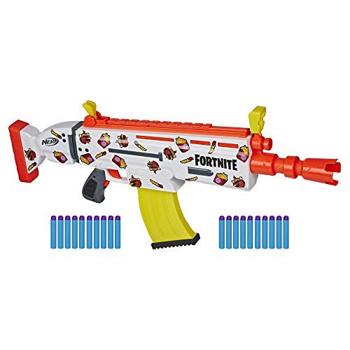 ナーフ Fortnite アメリカ Nerf Fortnite Ar Durrr Burger Motorized Blaster Customizing Stickers Daの通販はau Pay マーケット マニアックス Au Pay マーケット店