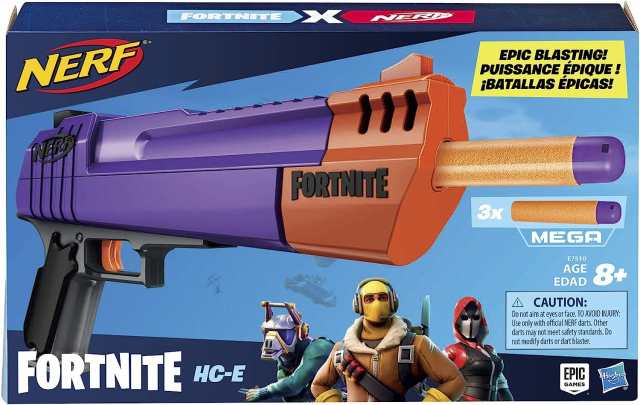 ナーフ Nerf フォートナイト HC-E メガダートブラスター 3本のダーツが