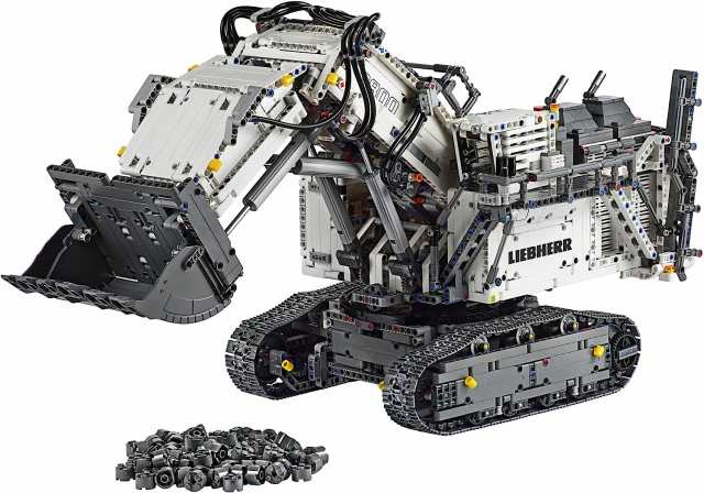 lego technic liebherr excavator