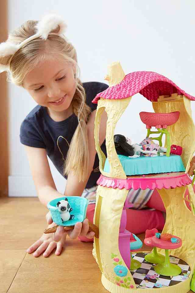 enchantimals panda tree house playset