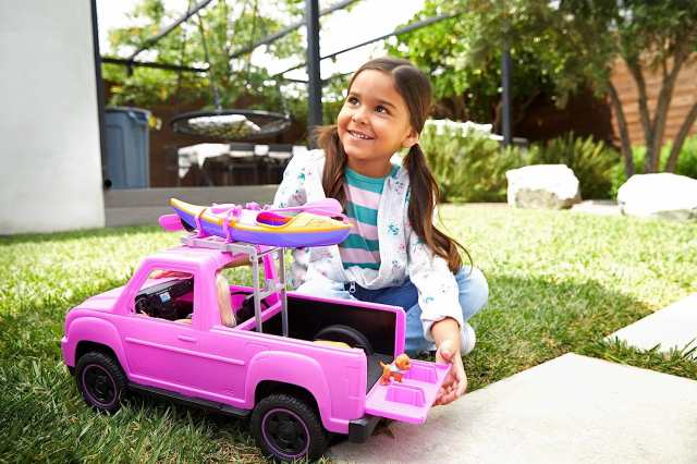 barbie pickup truck