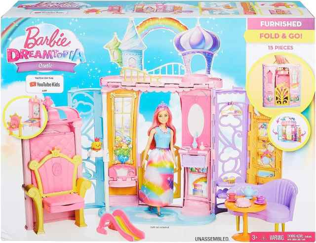 barbie dreamtopia rainbow cove castle