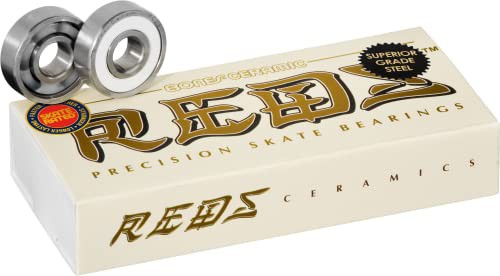 ベアリング スケボー スケートボード Bones Ceramic Reds Bearings 8mm