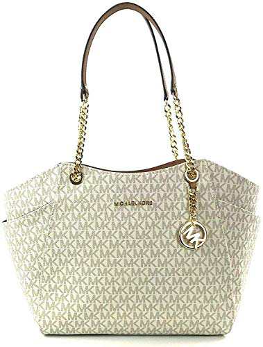 michael kors jet set travel large chain shoulder tote