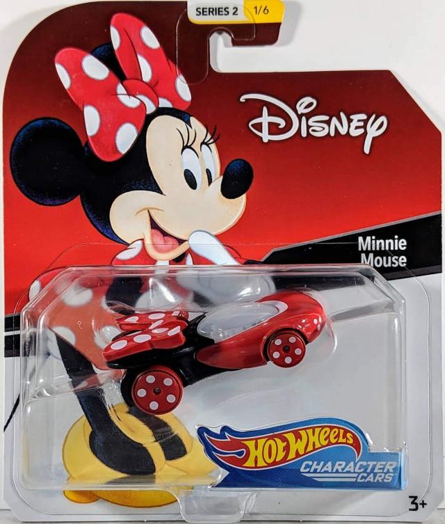 minnie mouse hot wheels car