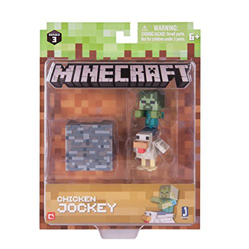 マインクラフト マイクラ Mojang Minecraft 3 Inch Action Figure Chicken Jockey Packの通販はau Pay マーケット マニアックス Au Pay マーケット店