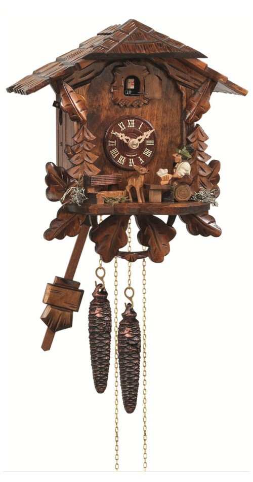 カッコー時計 インテリア 壁掛け時計 Engstler Cuckoo Clock Black